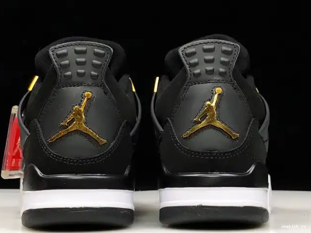 Rep Onekick 308497-032 Gold-White Metallic Jordan Royalty 4 Air Black 0416